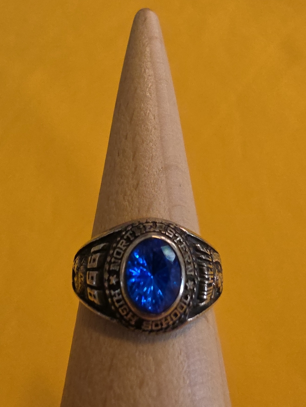 Sterling ▪Jostens Class Ring ▪︎ Northeastern High School 1998 ▪︎ AS: 6.5-6.75